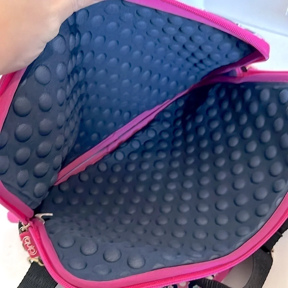 QUIP LARGE LAPTOP BAG with messenger strap in Kaleidoscope Print